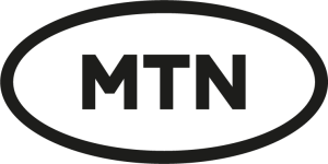 Logo MTN de couleur noire