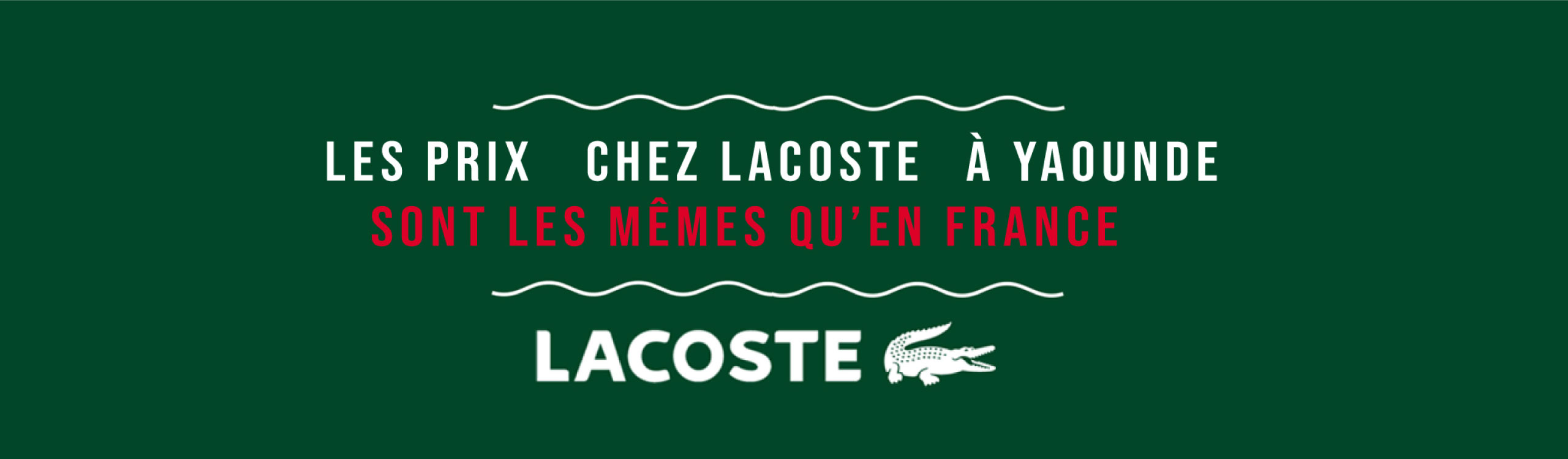 Lacoste prices